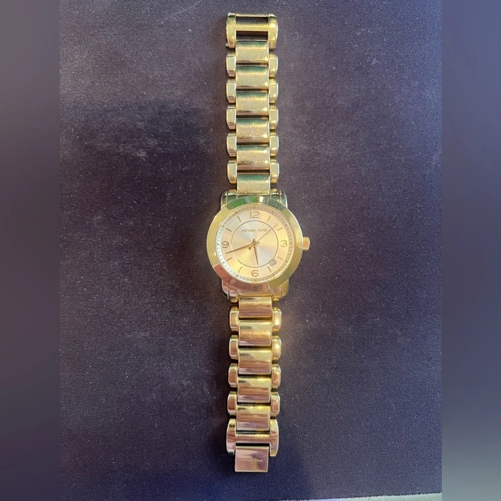 Michael Kors Janey women’s quartz watch jewelry MK-3485 gold stainless steel